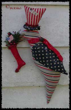 Primitive Americana Patriotic Liberty Door Doll Primitive Americana Patriotic Liberty Door Doll